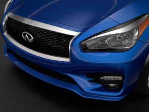 infinity q70 s 2018 Model 3D