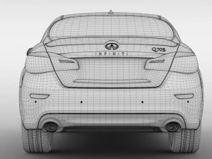 infinity q70 s 2018 3D Model