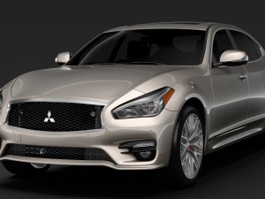 mitsubishi dignity s 2018 Model 3D