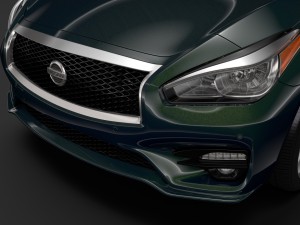 nissan fuga sport 2018 Model 3D