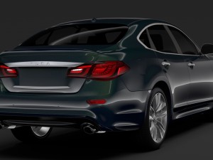 nissan fuga sport 2018 Model 3D