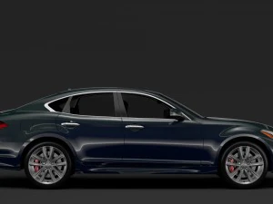 nissan fuga sport 2018 3D Model