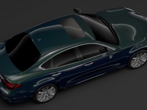 nissan fuga sport 2018 Model 3D