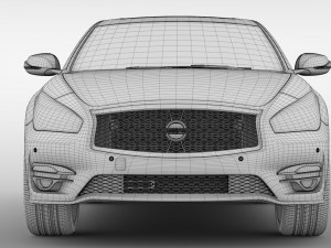 nissan fuga sport 2018 Model 3D