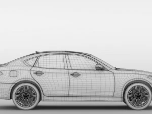 nissan fuga sport 2018 3D Model