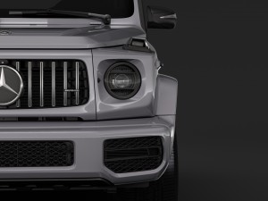 mercedes-amg g 63 night packet w464 2018 3D 모델