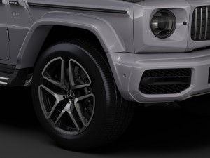 mercedes-amg g 63 night packet w464 2018 3D Model