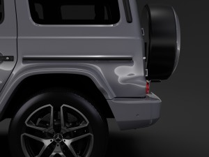 mercedes-amg g 63 night packet w464 2018 3D Model