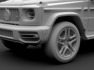 mercedes-amg g 63 night packet w464 2018 3D Model