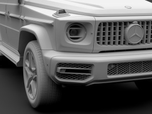 mercedes-amg g 63 night packet w464 2018 3D Model