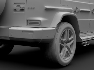 mercedes-amg g 63 night packet w464 2018 3D Model