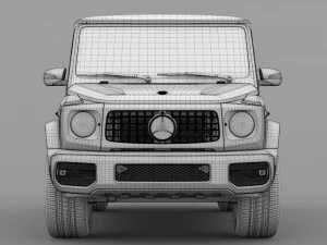 mercedes-amg g 63 night packet w464 2018 3D Model