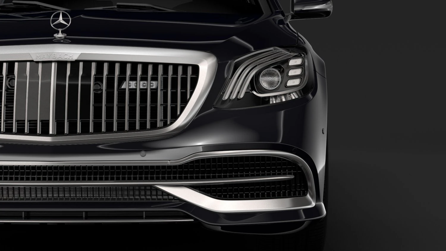 mercedes maybach s 650 pullman guard vv222 2019 3D Model .c4d .max .obj .3ds .fbx .stl .blend