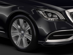 mercedes maybach s 650 pullman guard vv222 2019 Model 3D
