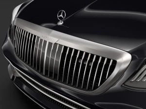 mercedes maybach s 650 pullman guard vv222 2019 3D Model