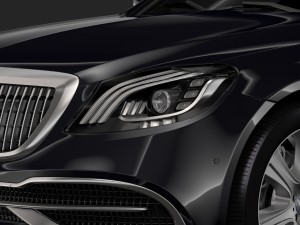 mercedes maybach s 650 pullman guard vv222 2019 Model 3D