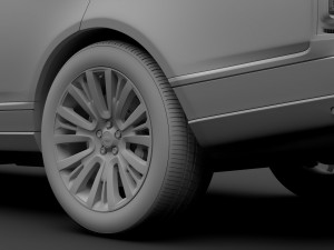 range rover svautobiography limo l405 2019 3D Model