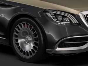 mercedes maybach s 650 pullman vv222 2019 3D Model
