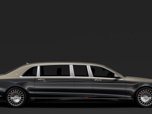 mercedes maybach s 650 pullman vv222 2019 3D Model