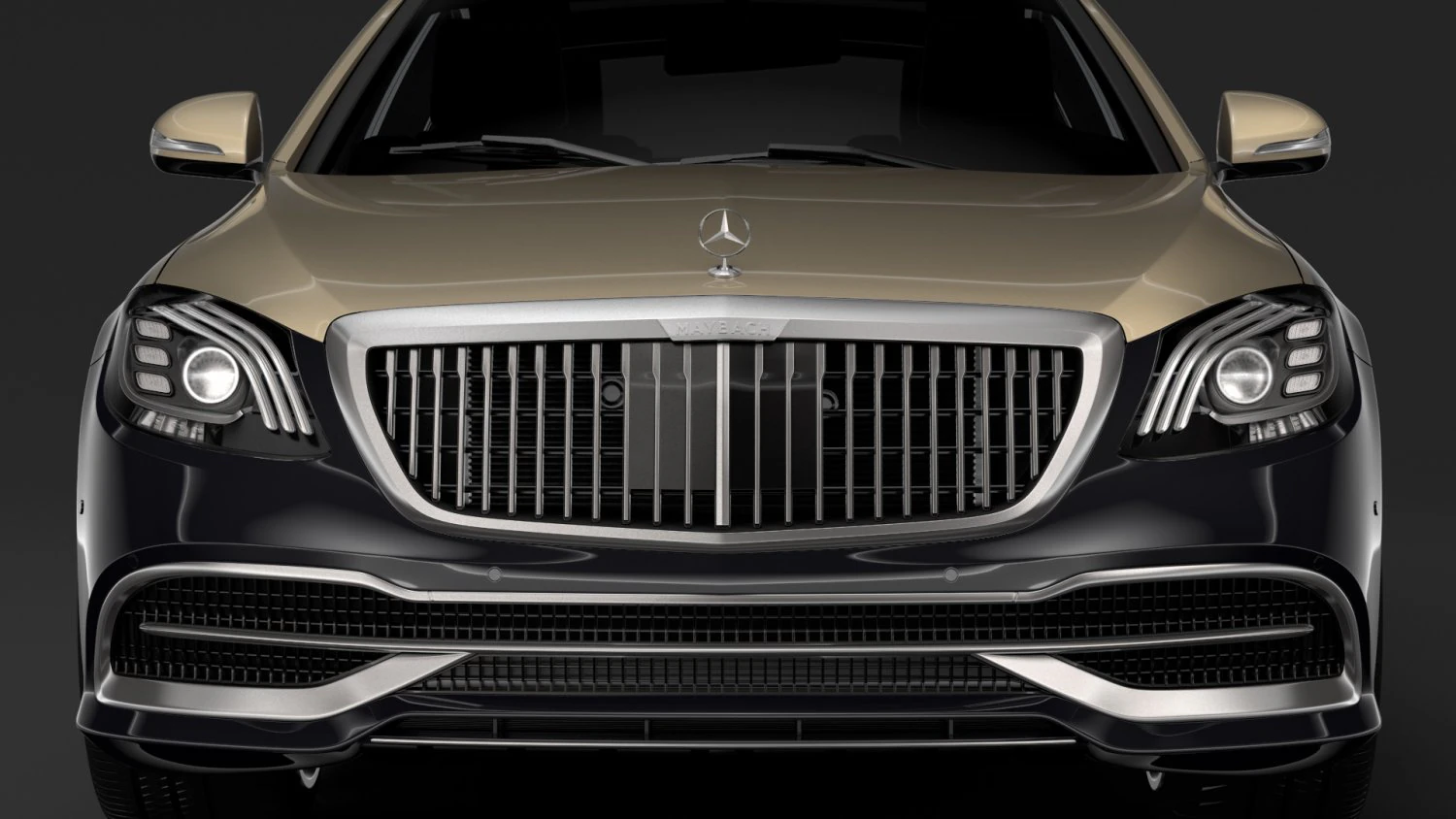 mercedes maybach s 560 x222 2019 3D Model .c4d .max .obj .3ds .fbx .stl .blend 