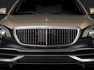mercedes maybach s 560 x222 2019 3D Model