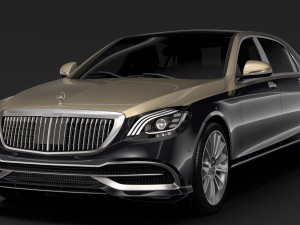 mercedes maybach s 560 x222 2019 3D-Modell