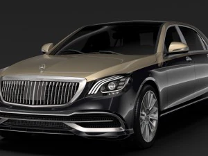 mercedes maybach s 560 x222 2019 3D Model