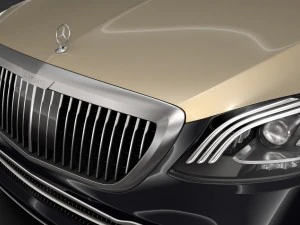 mercedes maybach s 560 x222 2019 3D Model