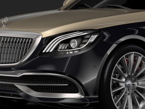 mercedes maybach s 560 x222 2019 3D-Modell