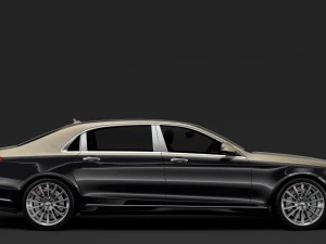 mercedes maybach s 560 x222 2019 3D Model