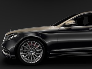 mercedes maybach s 560 x222 2019 3D-Modell