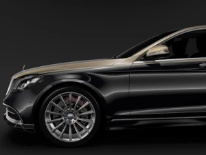 mercedes maybach s 560 x222 2019 3D Model