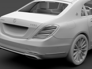 mercedes maybach s 560 x222 2019 3D-Modell