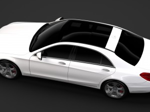 mercedes benz s 450 lang 4matic v222 2018 3D Model