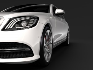 mercedes benz s 450 lang 4matic v222 2018 3D Model
