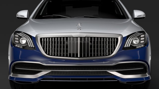 mercedes maybach s 650 x222 2019 Modelo 3D .c4d .max .obj .3ds .fbx .stl .blend 