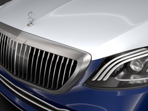 mercedes maybach s 650 x222 2019 Modelo 3D