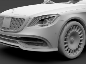 mercedes maybach s 650 x222 2019 Modelo 3D
