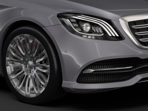mercedes benz s 560 lang v222 2018 Modelo 3D