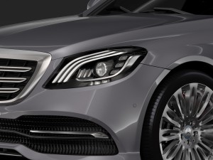mercedes benz s 560 lang v222 2018 Modelo 3D