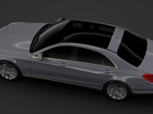 mercedes benz s 560 lang v222 2018 Modelo 3D