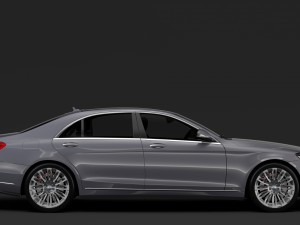 mercedes benz s 560 lang v222 2018 Modelo 3D