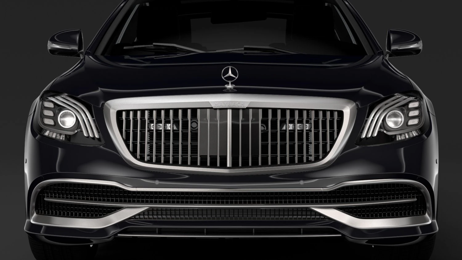 mercedes maybach s 650 guard x222 2019 3D Model .c4d .max .obj .3ds .fbx .stl .blend 