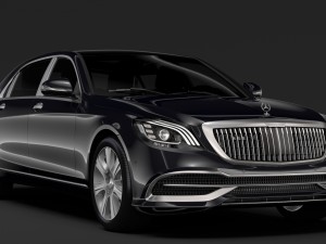 mercedes maybach s 650 guard x222 2019 Model 3D