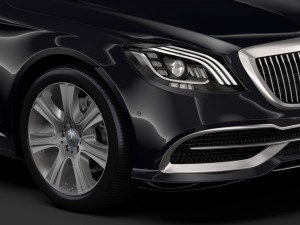 mercedes maybach s 650 guard x222 2019 Model 3D