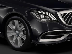 mercedes maybach s 650 guard x222 2019 3D Model