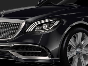 mercedes maybach s 650 guard x222 2019 Model 3D