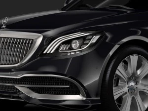 mercedes maybach s 650 guard x222 2019 3D Model