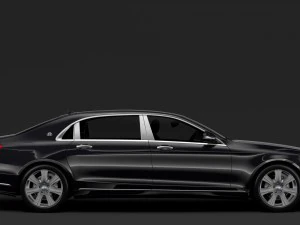 mercedes maybach s 650 guard x222 2019 3D Model