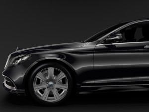 mercedes maybach s 650 guard x222 2019 Model 3D